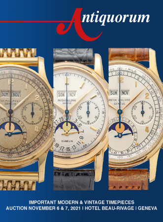 Antiquorum Important Modern & Vintage Timepieces (Geneva, November 6 & 7, 2021)